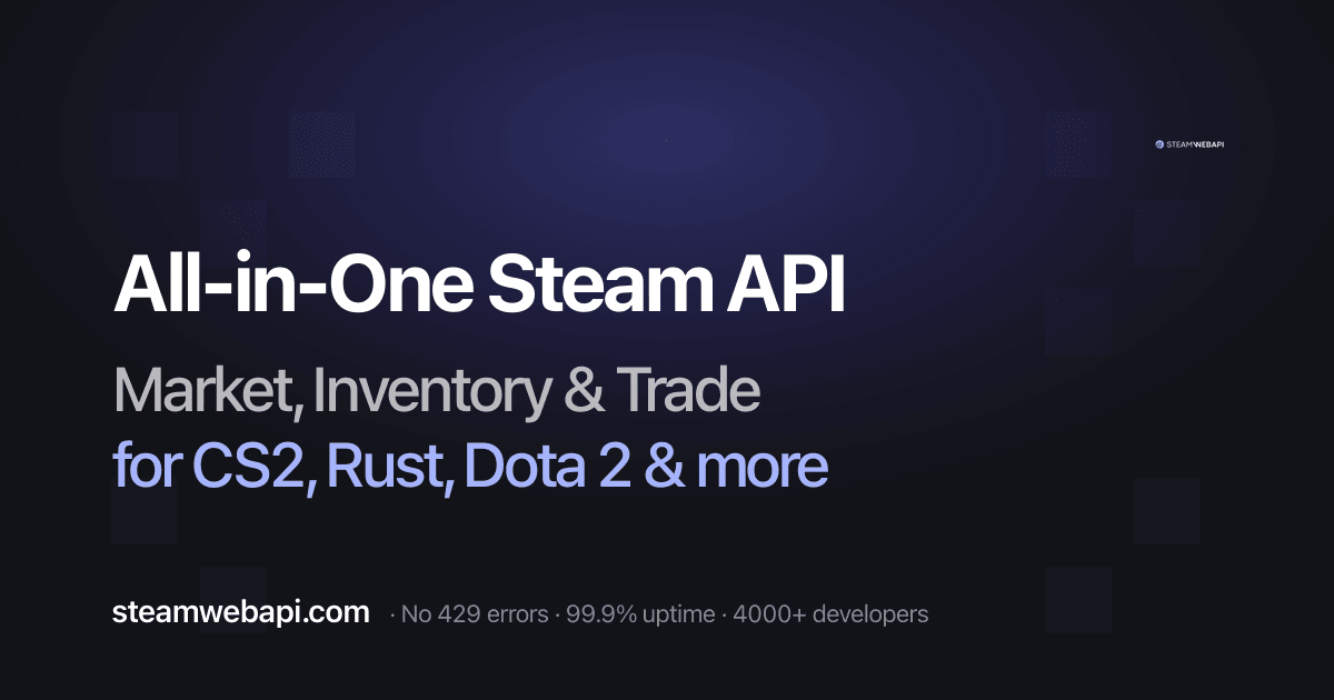 github - steamtrades python-api-client: python api... Steam API Reference – All Endpoints | SteamWebAPI